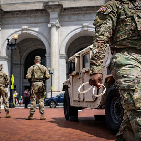 DC man sues after arrested, released for playing 'Star Wars' music behind National Guard in protest