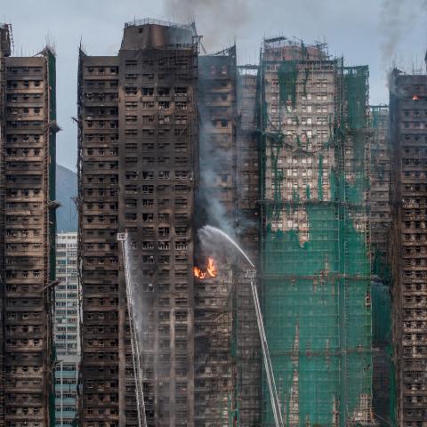 Hong Kong officials point to renovation project as cause of historic fire with death toll now at 128
