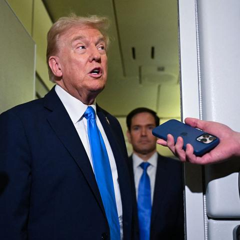 Trump defends tariffs as Supreme Court weighs president’s authority