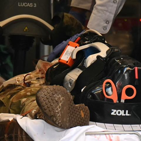 Trump gives update on wounded National Guardsman: 'He got up from bed'