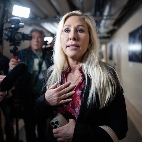 MTG cites opposition to foreign aid for voting against NDAA