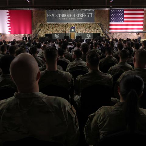 US warns some personnel to leave base in Qatar after Iran threatens retaliatory strikes: report