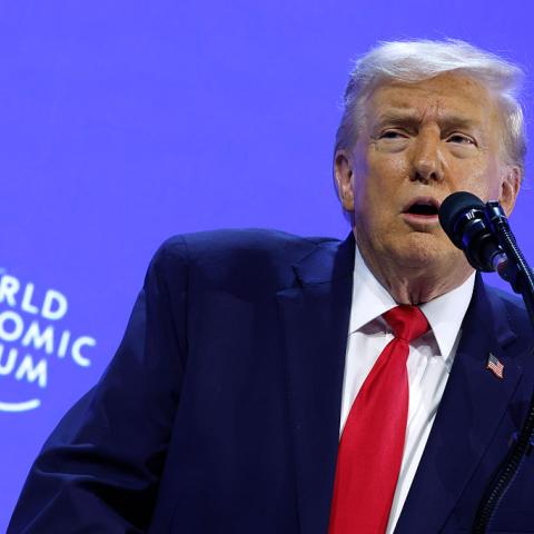 Trump at WEF: 'What he have gotten from NATO is nothing'