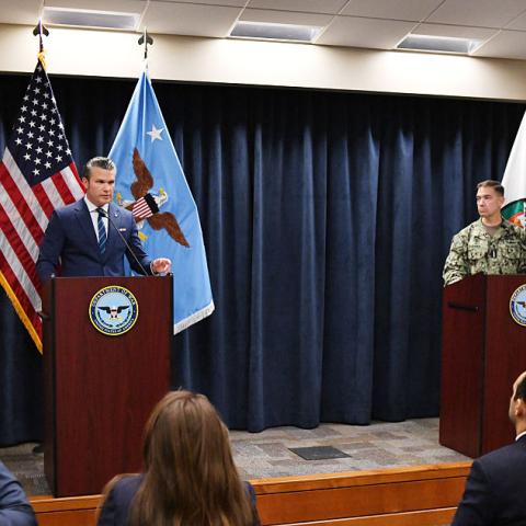 Watch Live: Defense Secretary Hegseth holds Pentagon briefing on Iran conflict