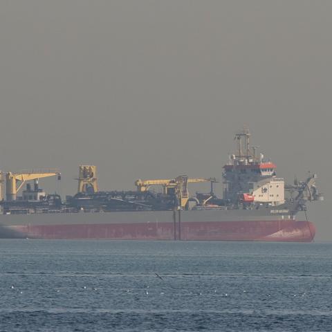 Iran strike sets loaded oil tanker ablaze in Dubai