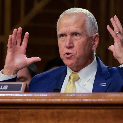 Trump blasts 'quitter' Tillis, heralds departure of RINOS 'screwing' GOP