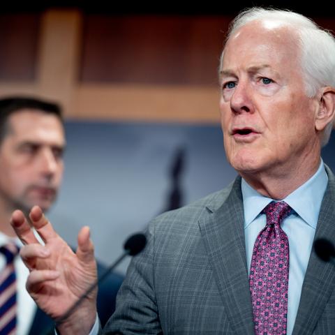 Cornyn threatens to block Blanche nomination over Trump's IRS settlement