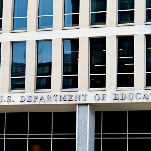 Education Department probes allegations that a high school teacher made same-sex students to kiss