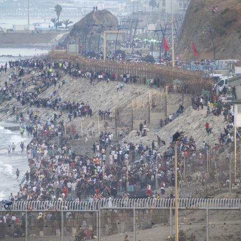 Spain mobilizes military to restore order after thousands of migrants storm Morocco border fence