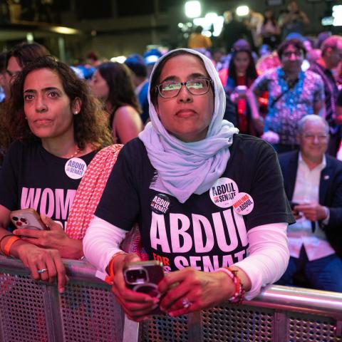 Closely watched Michigan Senate Democratic primary between El-Sayed, Harris still to close to call