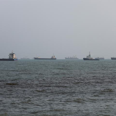 Iranian commercial ship hit near Strait of Hormuz, causing one death: Iranian state media 