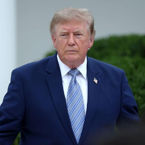 Trump denies report he sought to name Ford's Theater after himself