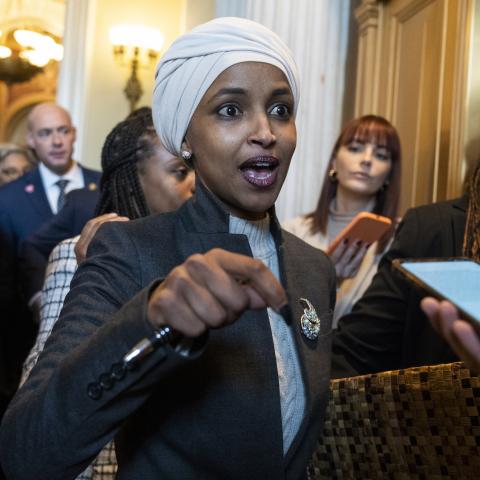 Omar’s lawyers seek return of property federal agents seized at her home 