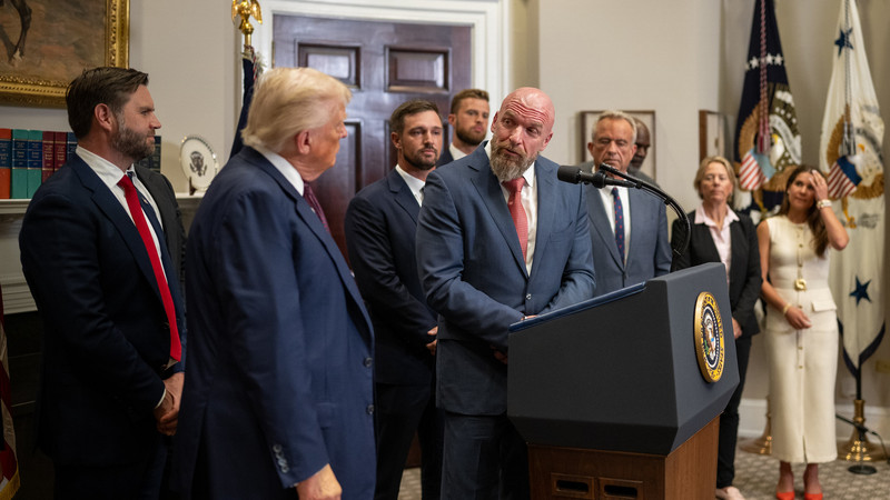 White House enlists wrestler Triple H to announce return of the Presidential Fitness Test