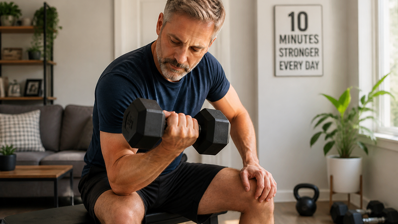 10 Minutes of Strength Training a Day May Keep Muscle Loss at Bay