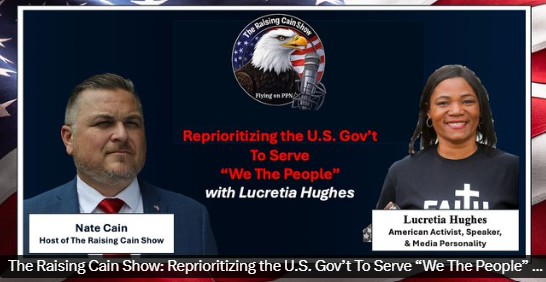 Lucretia Hughes was the featured guest on The Raising Cain Show