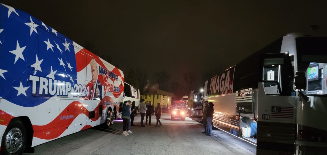 VFAF Leads Trump Bus Caravan from Georgia to Washington, DC