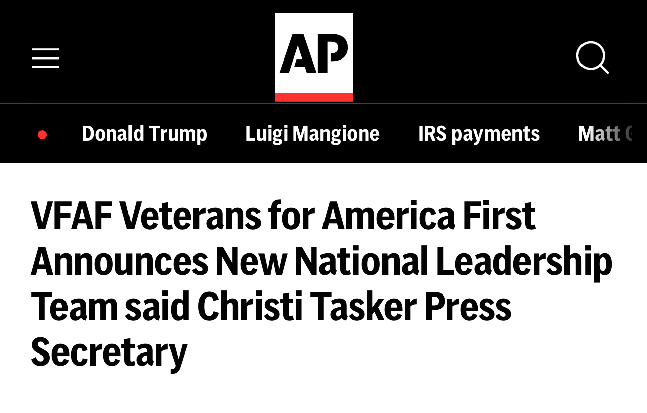 Associated Press AP Covers VFAF Naming New National Team for Upcoming 2025-26 Campaign Cycle expanding to nine national officers.