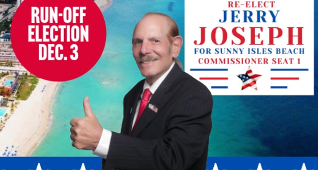 VFAF Endorsement of Jerry Joseph for Sunny Isles Beach Commissioner Seat 1 - Run Off Election December 3rd 2024