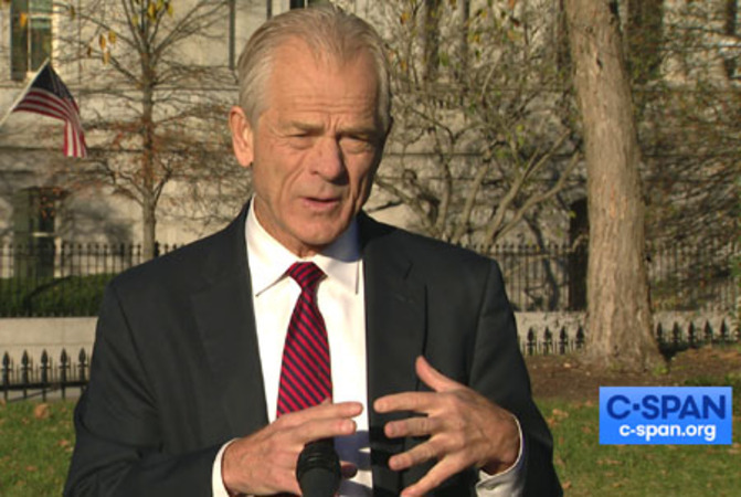 WH adviser Navarro: Investigation of election needed before Jan. 20