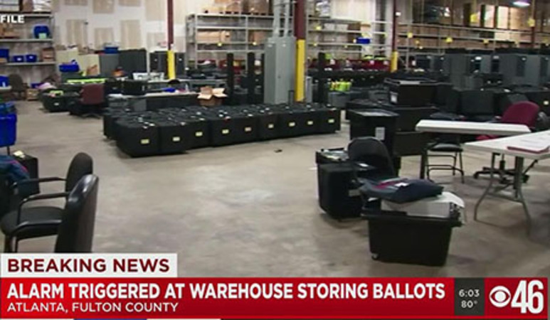Alarm goes off at warehouse holding Fulton County ballots
