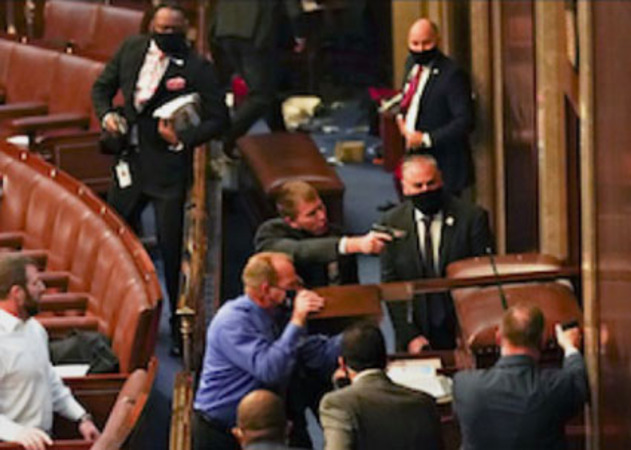 Capitol Police officer named in report as shooter of Ashli Babbitt