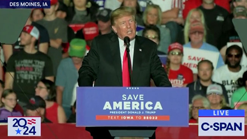 Trump in Iowa: 'Make America Great Again, Again'