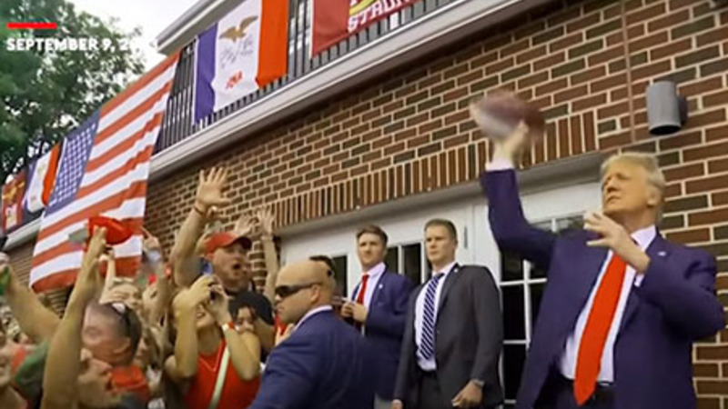 Energized Trump on fire in South Dakota, Iowa