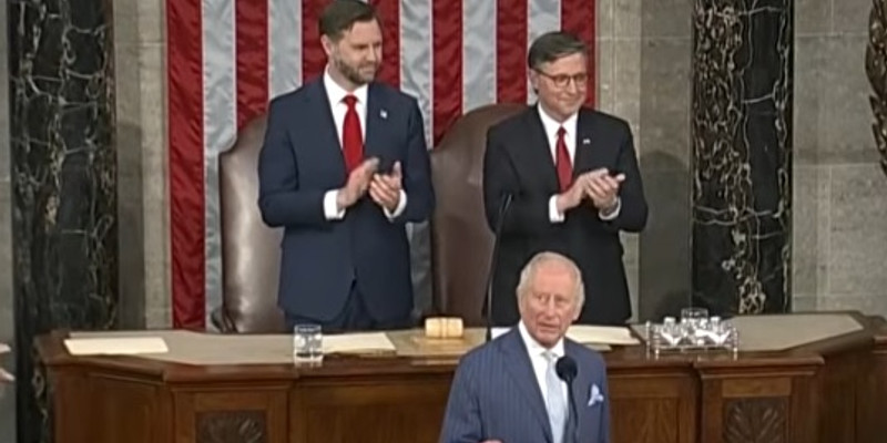 Pomp, protocol and a King’s speech aimed at calming  transatlantic waters