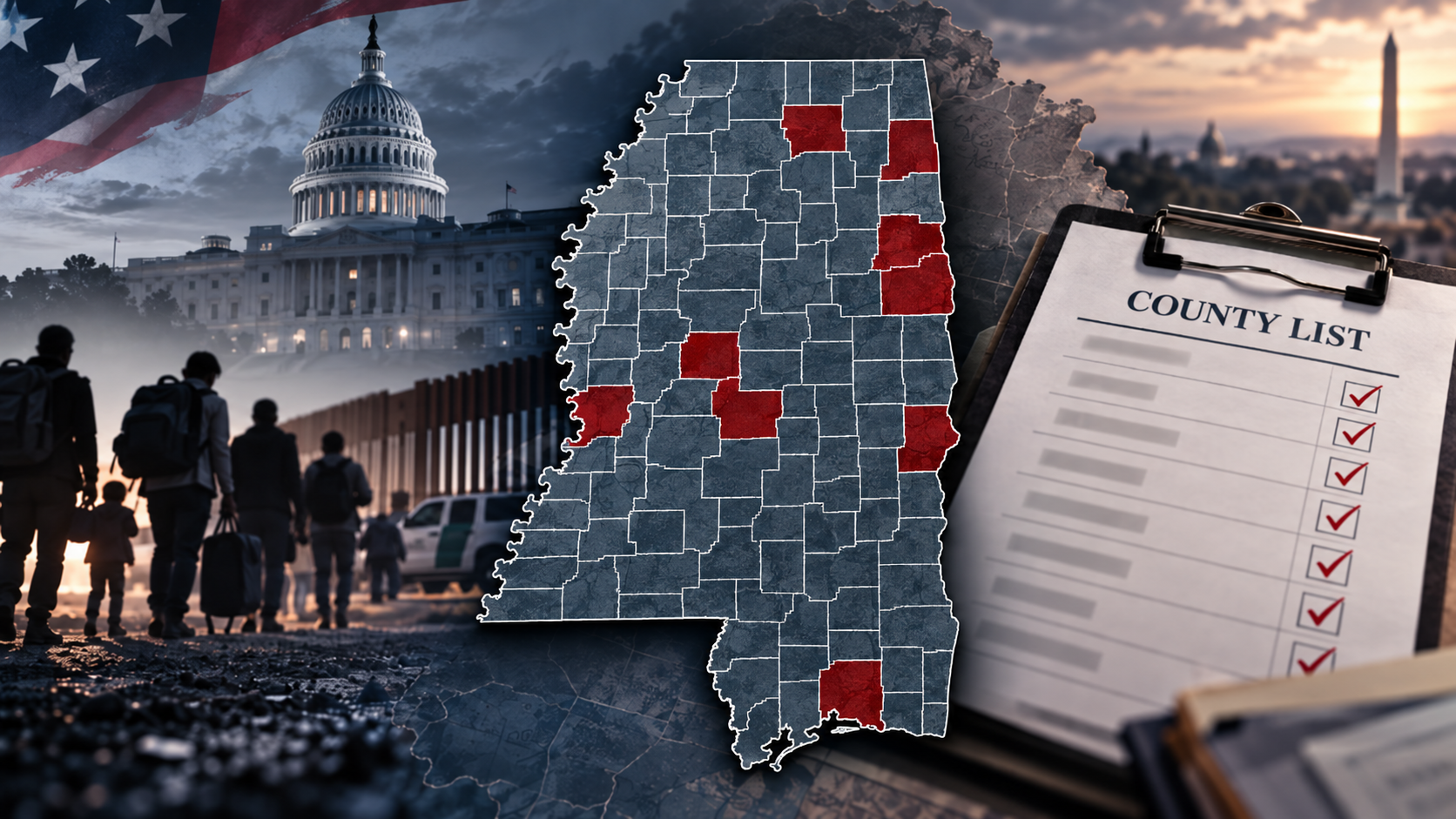 Eight Trump Counties Made a Soros-Funded Migrant List. Nobody Asked Mississippi.