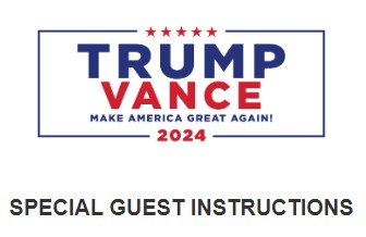 Team Trump issues VIP seating for VFAF at Cobb County Georgia Trump Rally