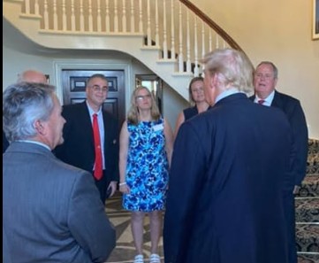 Inside President Trump's Bedminster Visit: Stan Fitzgerald and Donna Fitzgerald Meet President Trump on June 29, 2021