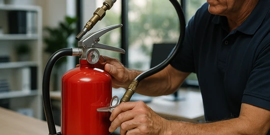 Maintaining Safety: Recharging Fire Extinguishers for Garden City's Businesses