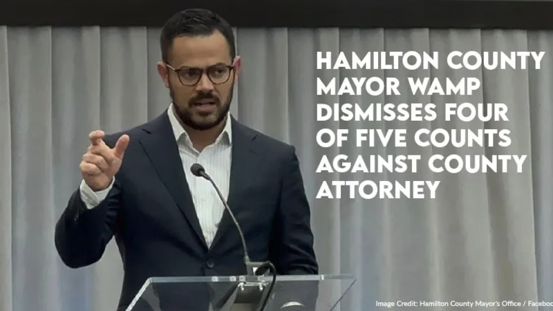 Mayor Wamp Dismisses Four Of Five Counts Against County Attorney