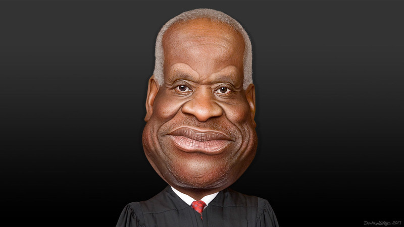 'The Honorable Justice Clarence Thomas' by Vincent