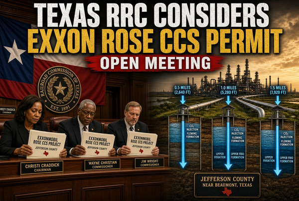 Railroad Commission To Consider Carbon Capture Permits