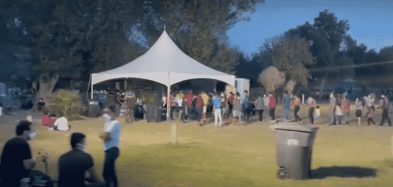 Leaked Video Shows Hundreds of Illegal Immigrants at Crowded COVID Camp
