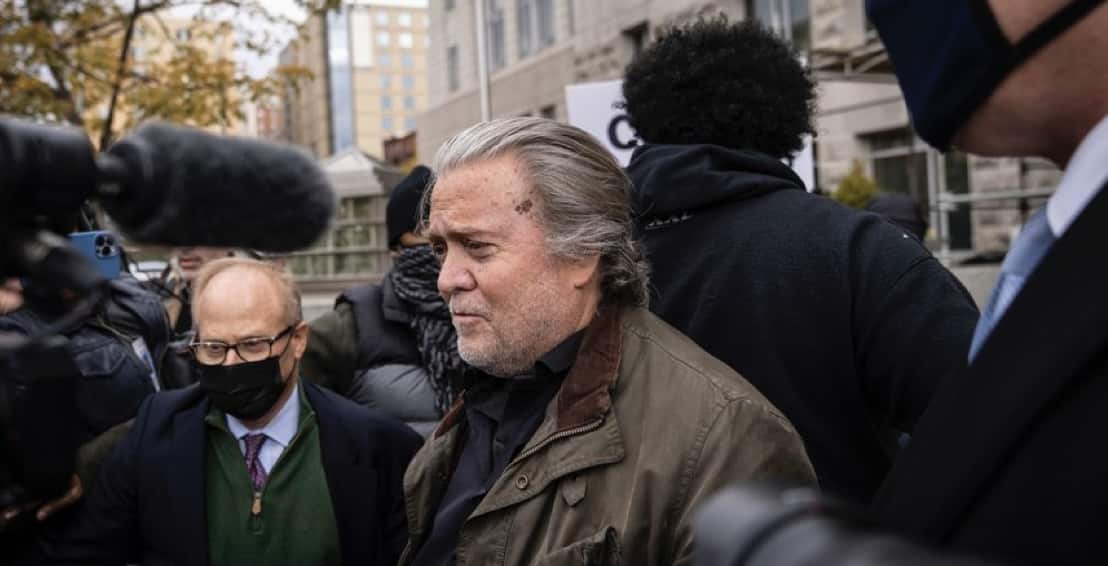 Steve Bannon Surrenders to FBI on Criminal Contempt of Congress Charges