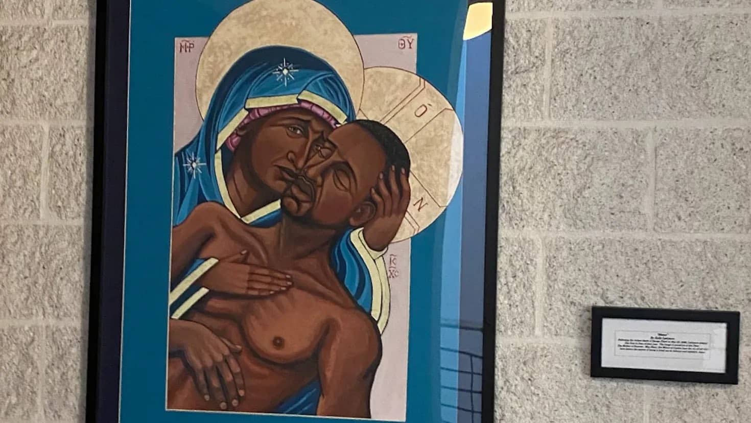 HOLY MOLY: Catholic University of America Boasts Paintings of George Floyd as Jesus Christ