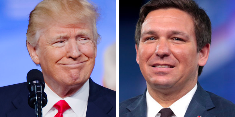 Trump Shares Post Showing He Would Beat DeSantis in 2024
