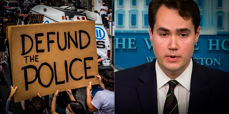 Biden’s White House Falsely Claims Republicans Tried to ‘Defund the Police’