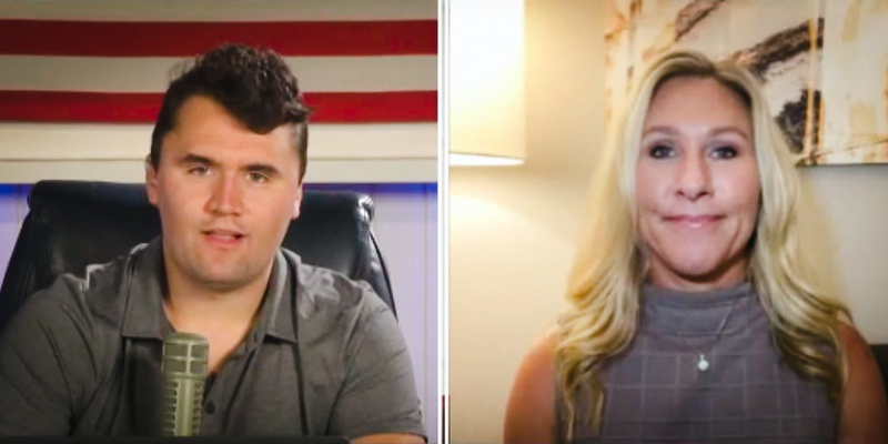 WATCH: Marjorie Taylor Greene Explains to Charlie Kirk Why Dems Are the Real Anti-Semites and Racists