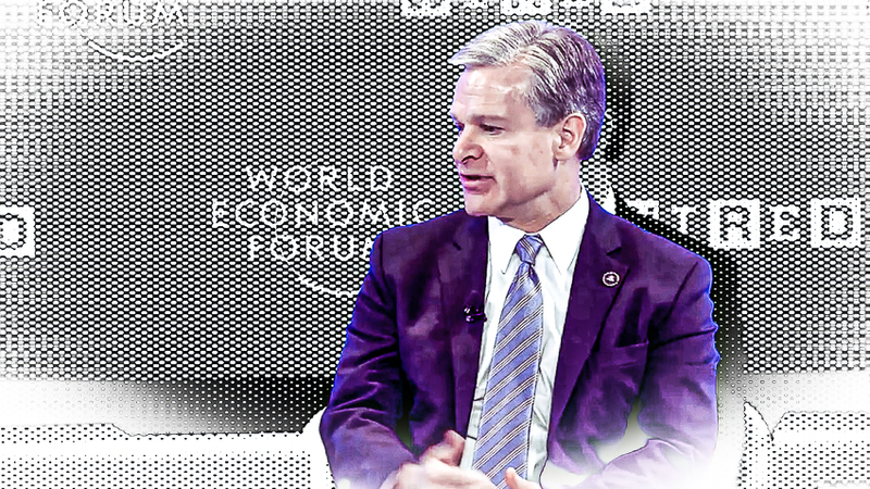 FBI Director Tells WEF Future of National Security is 'Collaboration' Between Big Tech and Government