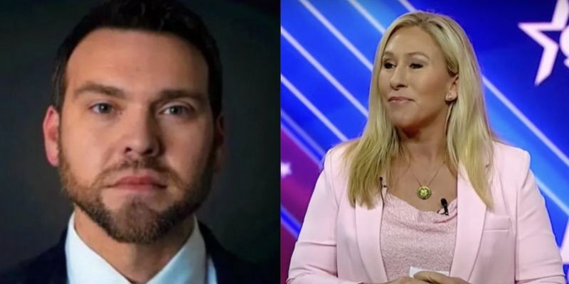 WATCH: MTG tells Jack Posobiec that Americans must speak out against Democrats' politically motivated attacks