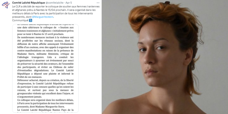 Trans activists threaten use of baseball bats, rotten eggs to force cancellation of French symposium supporting Iranian, Afghan women