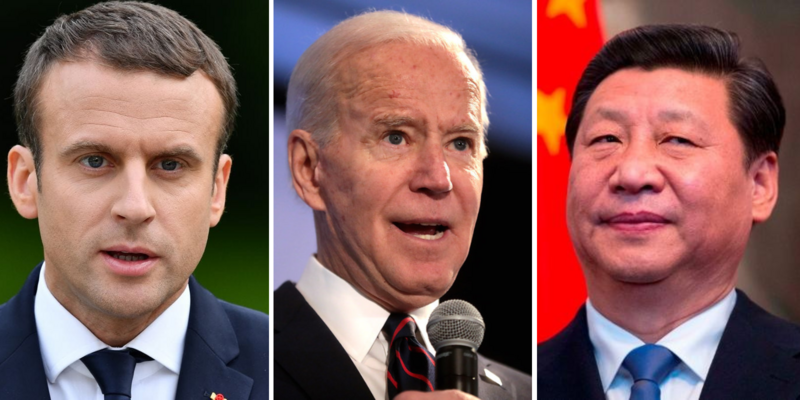 French president Macron leans toward China—away from US— in brewing Taiwan conflict