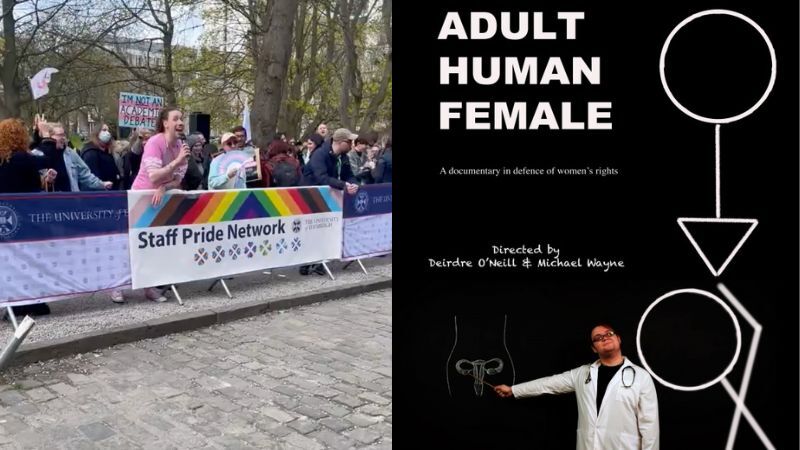 Trans activist mob shuts down screening of film on women's rights at Edinburgh University