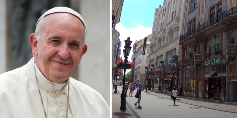 Pope Francis encourages Europeans to keep their family, community and national roots strong in the face of looming crisis