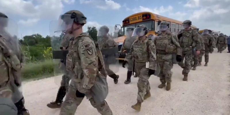 National Guard deploys soldiers to Brownsville to deal with massive migrant surge 