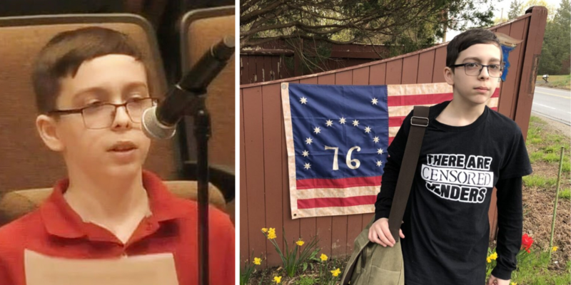 ANTHONY WATSON: Family of MA boy sent home for wearing ‘harmful’ two genders shirt takes legal action against school